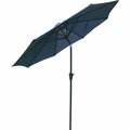 Do It Best 9' Blue Solar Umbrella TJAUL-009R-B